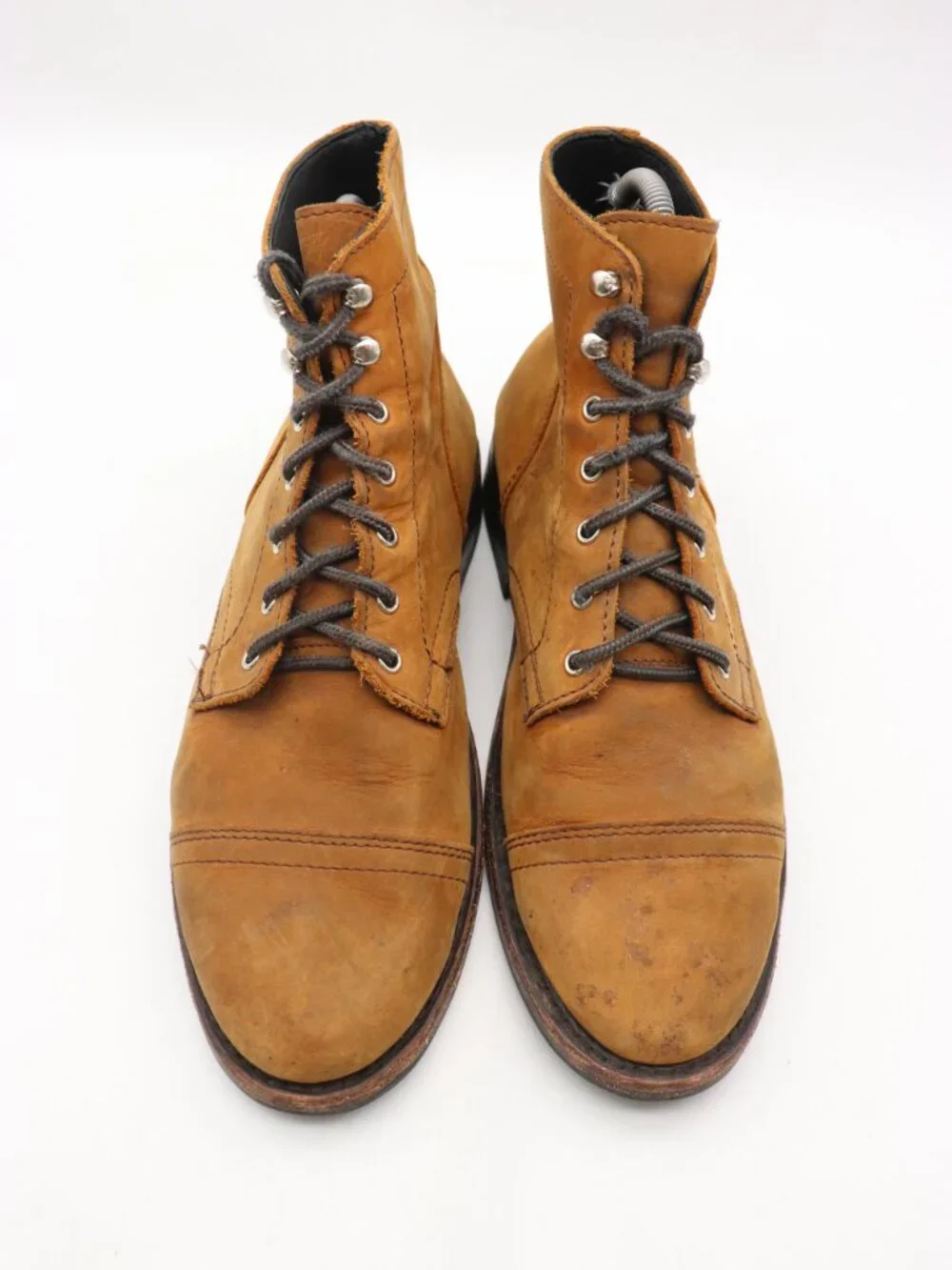Thursday Boot Company Captain Boots Men's 10 Brown Leather Lace Up Cap Toe
